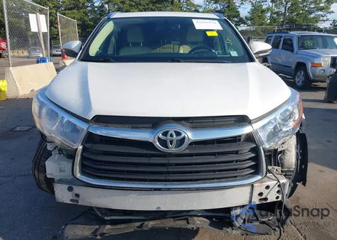 2015 Toyota Highlander Xle from USA, damaged, VIN 5TDJKRFH9FS154289